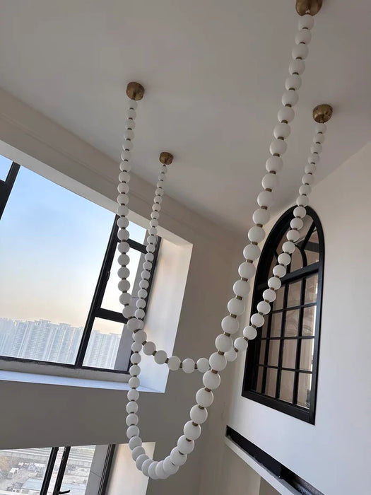 Rylight Pearl Necklace Chandelier