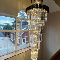 Rylight Spiral Crystal Chandelier