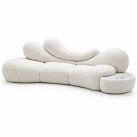 Nocturne Sculptural Bouclé Sofa