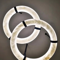 ثريا دائرية حديثة من المرمر لغرفة المعيشة/غرفة النوم