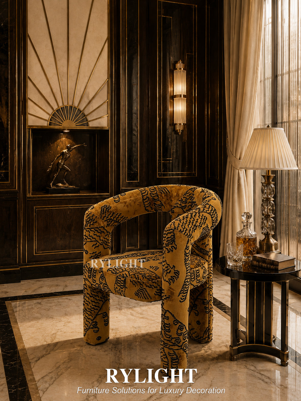 Tiger Mountain Sculptural Accent Chair