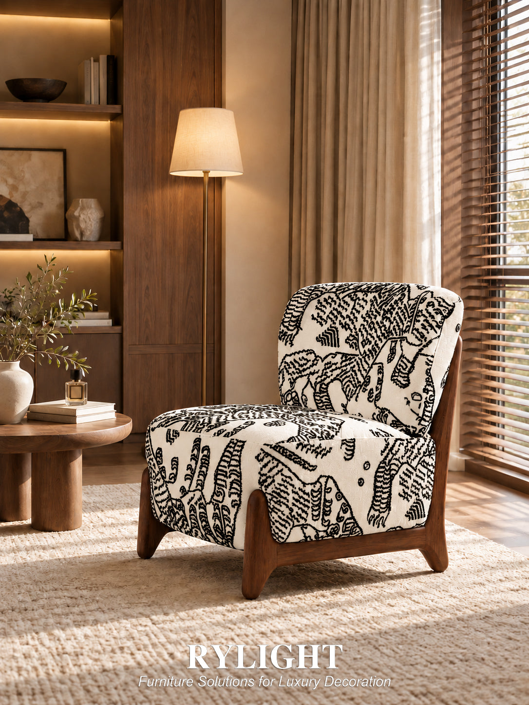 Savana Vintage Tiger Mountain Lounge Chair