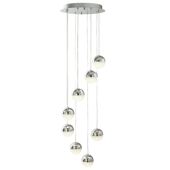 Rylight 1/3/8/14-lichte kristallen zandbalkroonluchter