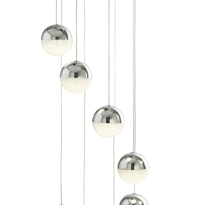 Rylight 1/3/8/14-Light Crystal Sand Ball Chandelier