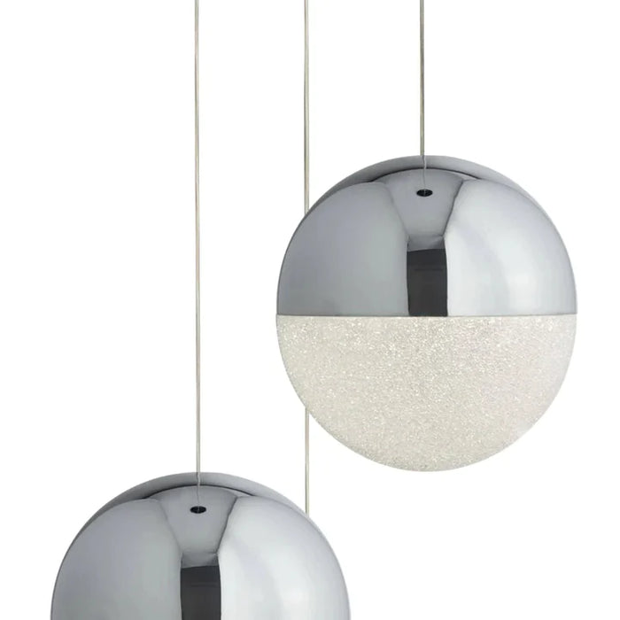 Rylight 1/3/8/14-lichte kristallen zandbalkroonluchter