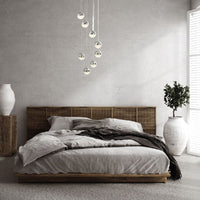 رايلايت 1/3/8/14-ثريا كرة رملية كريستالية خفيفة