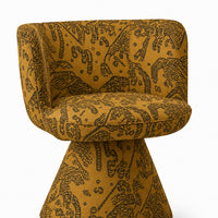 Tiger Mountain Sculptural Pedestal Chair