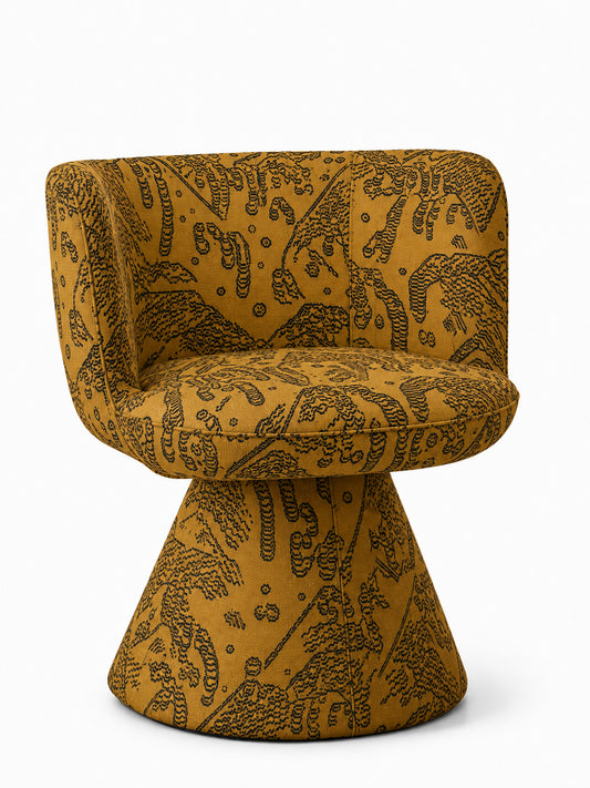 Tiger Mountain Sculptural Pedestal Chair