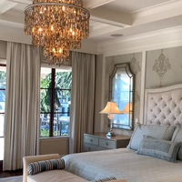 Rylight 6-Tier 7/13/19-Light Round Tiered Shells Chandelier