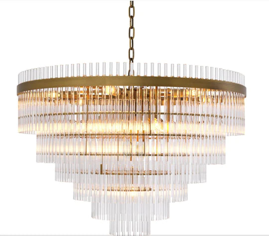 Rylight Post-modern Simple Style Light Luxury Crystal Chandelier Is Suitable
