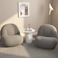 Nordic Fleece Pear Sofa Stoel voor Slaapkamer/Studeerkamer/Balkon