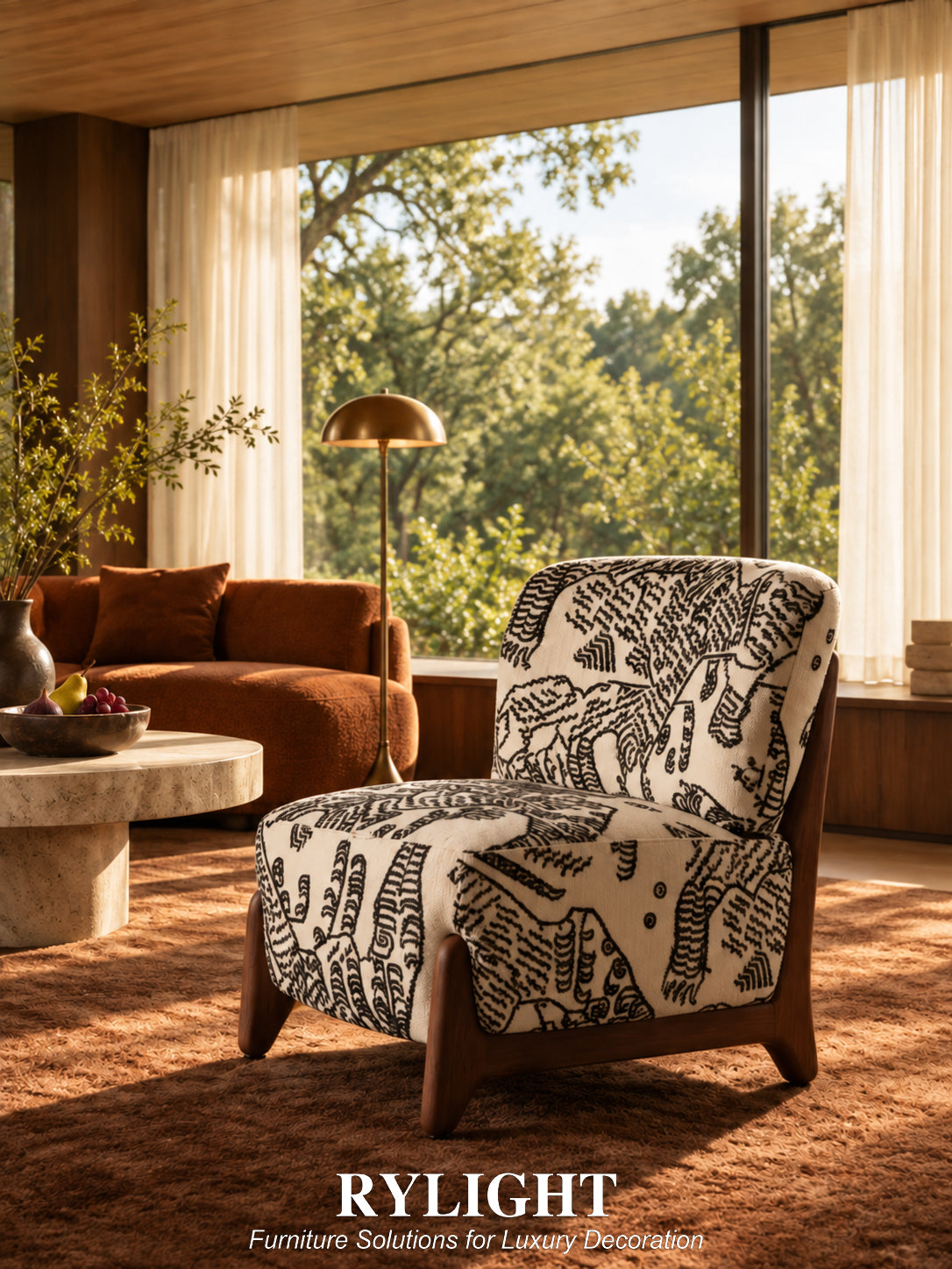 Savana Vintage Tiger Mountain Lounge Chair
