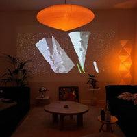Rylight Hand-Crafted Minimalism White Paper Lampshade Pendant