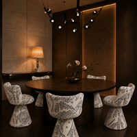 Tiger Mountain Sculptural Pedestal Chair