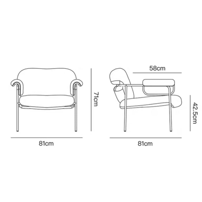 Rylight Modern Boucle Chair