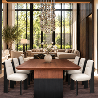 Noirline Sculptural Upholstered Dining Chair