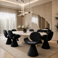 Modern Minimalist 360° Swivel Dining& Dressing Room Accent Chair