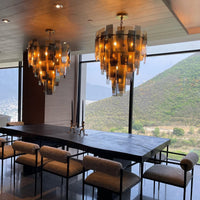 ثريا فاخرة متعددة الطبقات بتصميم مذهل لغرفة المعيشة/غرفة الطعام/غرفة النوم