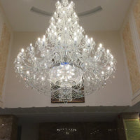 Rylight 60/87/178-Light Extra Large Crystal Candle Chandelier