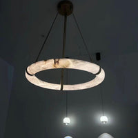 ثريا دائرية حديثة من المرمر لغرفة المعيشة/غرفة النوم