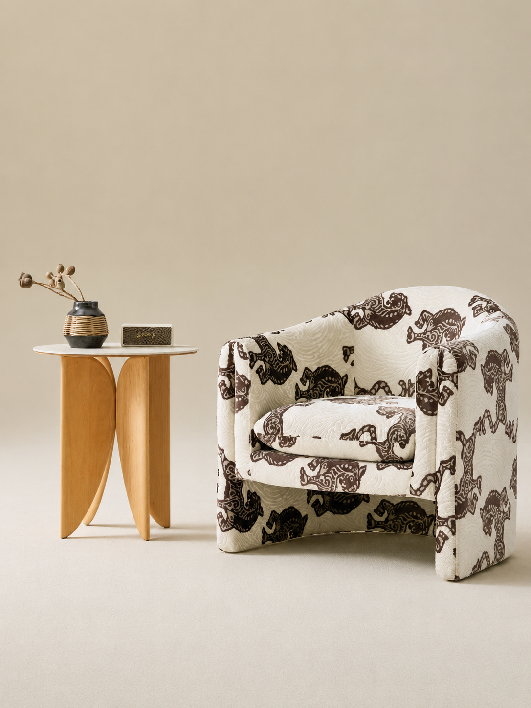 Bennett Tiger Mountain Sculptural Accent Chair