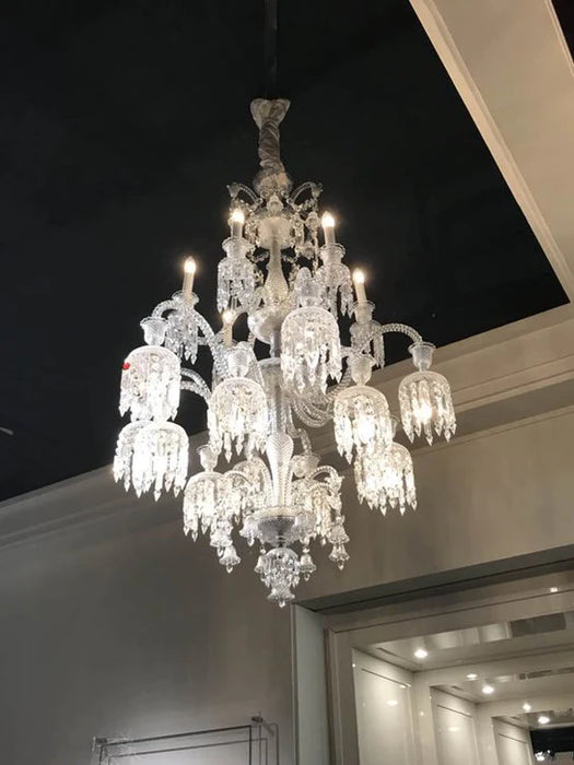 ثريا كريستالية كبيرة متعددة الطبقات من Rylight Luxury Royal