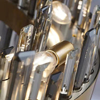 ثريا كريستالية ذات حلقة دائرية فاخرة وحديثة من رايلايت