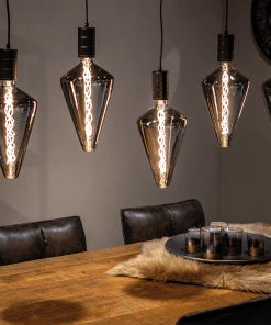 Rylight 6/8/10/12-Light Nordic Minimalist Dimmable LED Chandelier/Pendant