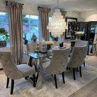 Rylight Honeycomb Glass Tiered Chandelier