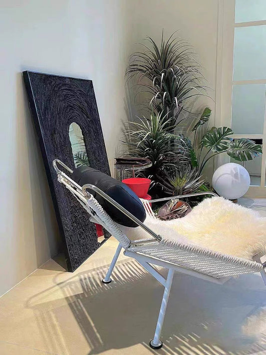 Door Rylight Designer aanbevolen handgemaakte relaxfauteuil/loungestoel met vlaggenlijn