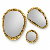 Aurelia Sculptural Mirror Trio