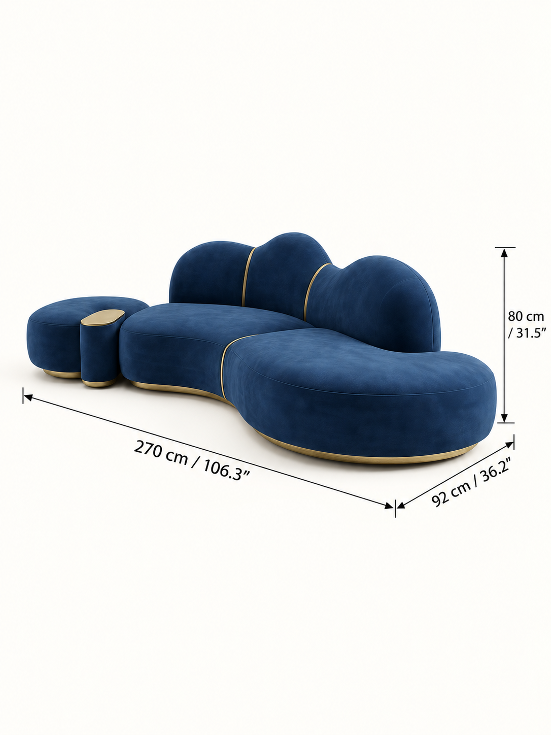 Shell Sculptural Art Sofa