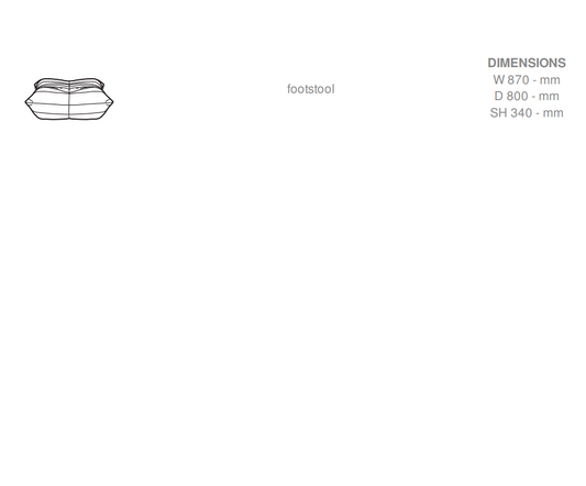 Rylight Togo Caterpillar Sofa
