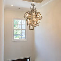 Modern Cube Cluster Chandelier for Living Room/Staircase/Foyer