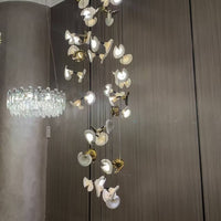 Modern Art Petunia Chandelier for Staircase/Foyer/Living Room