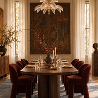 Luxe messing palmboom kristallen kroonluchter voor woonkamer/laag plafond 