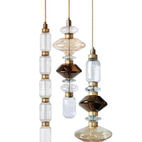 Irregular Art Glass Pendant Lamp