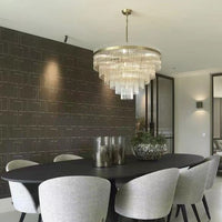 Rylight Post-modern Simple Style Light Luxury Crystal Chandelier Is Suitable