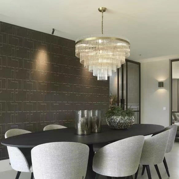 Rylight Post-modern Simple Style Light Luxury Crystal Chandelier Is Suitable