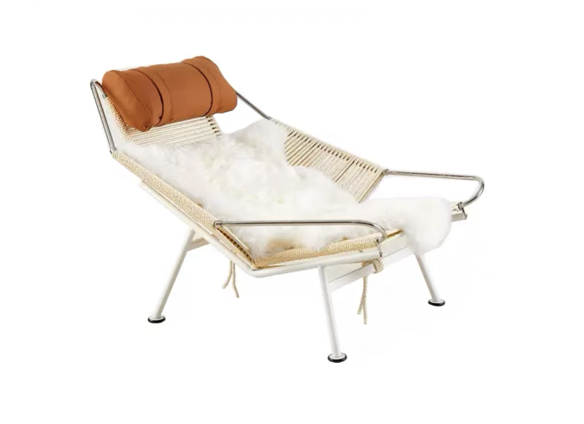 Rylight Designer Recommended Handmade Flag Line Recliner/Lounge Chair