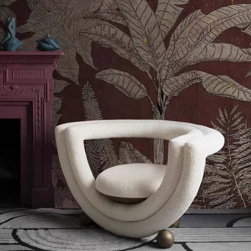 Rylight Art Design Furry Lips Armchair