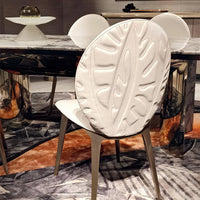 Luxury Velvet/Leathef Sofa Chair For Dining Room