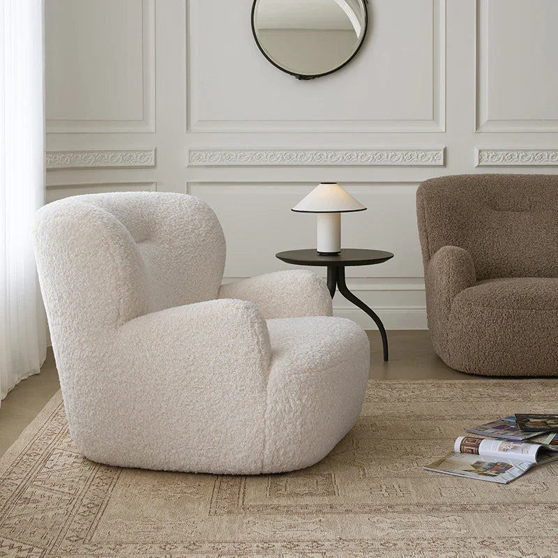 Modern Cream Bear Lounge Chair