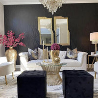 طاولة قهوة حديثة صغيرة الحجم/طاولة جانبية من الحديد