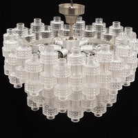 ثريا زجاجية منقوشة بشكل معقد من Rylight بطبقة 1/2