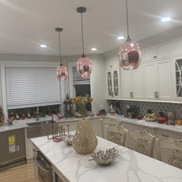 Rylight 3D Colorful Glass Fireworks Art Pendant Light