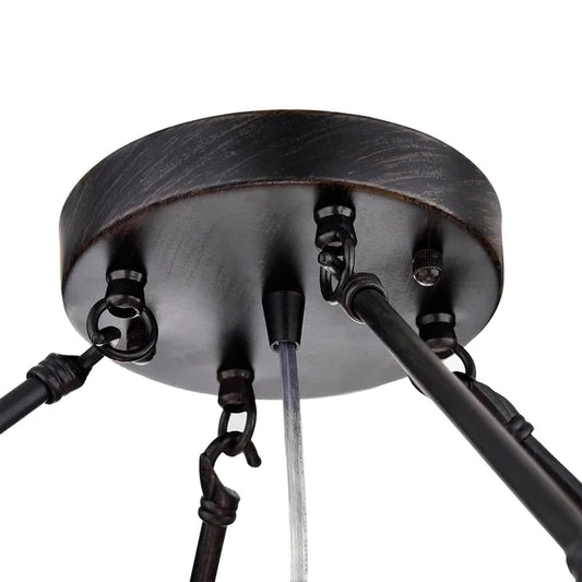 Rylight 4-laags ronde gelaagde dimbare kristallen traankroonluchter