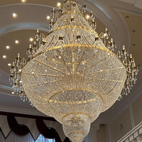 Luxury Multi-tiered Crystal Chandelier for Hotel/Restaurant/Staircase/Foyer