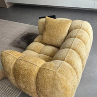 Rylight Scandinavian Vintage Fabric Pumpkin Sofa