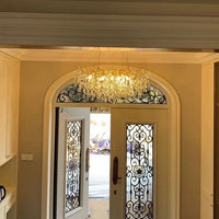 Rylight Round/Rectangle Affordable Crystal Chandelier